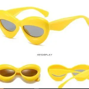 Accessories | Yellow Stylish And Unique Sunglasses With Sexy 